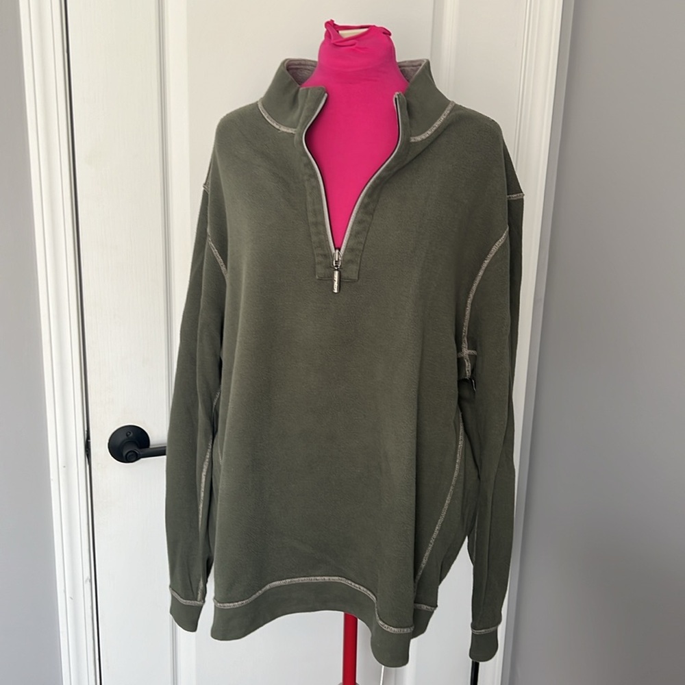 Tommy Bahama Flipshore Reversible Half-Zip Pullover